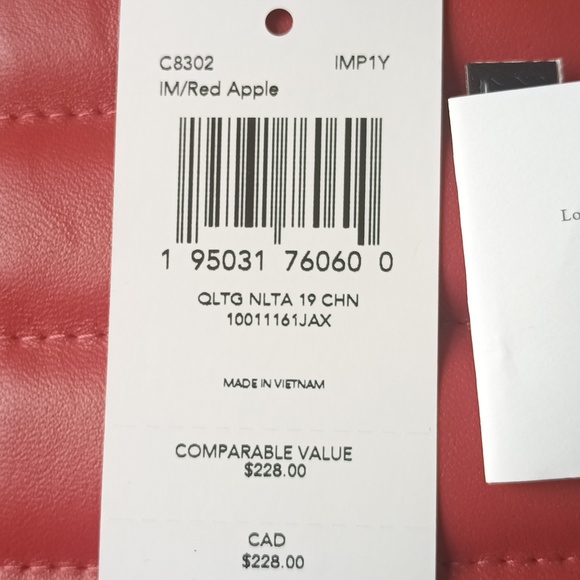 Red NWT Coach Wristlet
